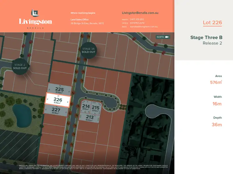 Lot 226 Livingston Boulevard, Benalla VIC 3672