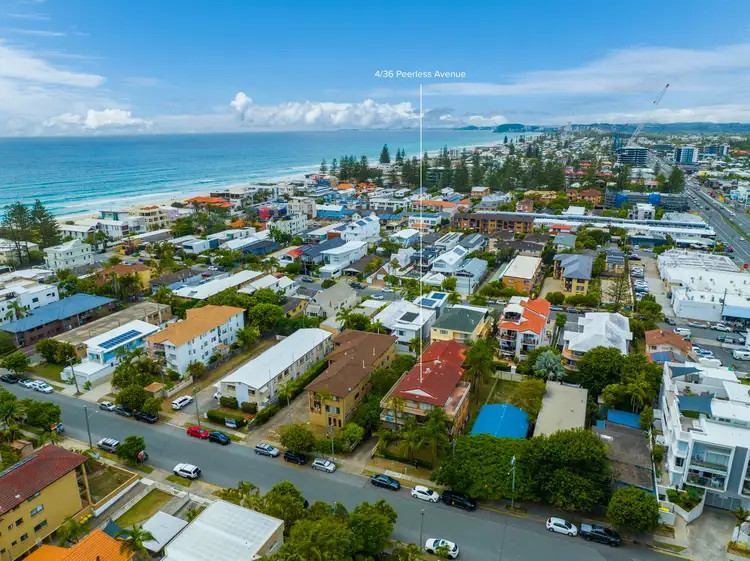 Main view of Homely unit listing, 4/36 Peerless Avenue, Mermaid Beach QLD 4218