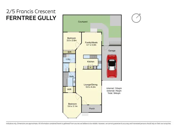 Third view of Homely unit listing, 2/5 Francis Crescent, Ferntree Gully VIC 3156