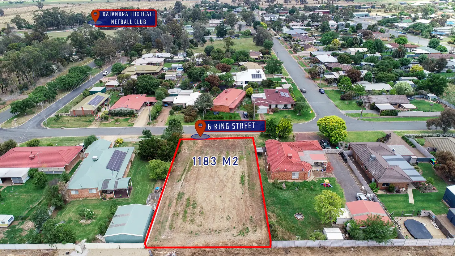 Main view of Homely land listing, 6 King Street, Katandra West VIC 3634