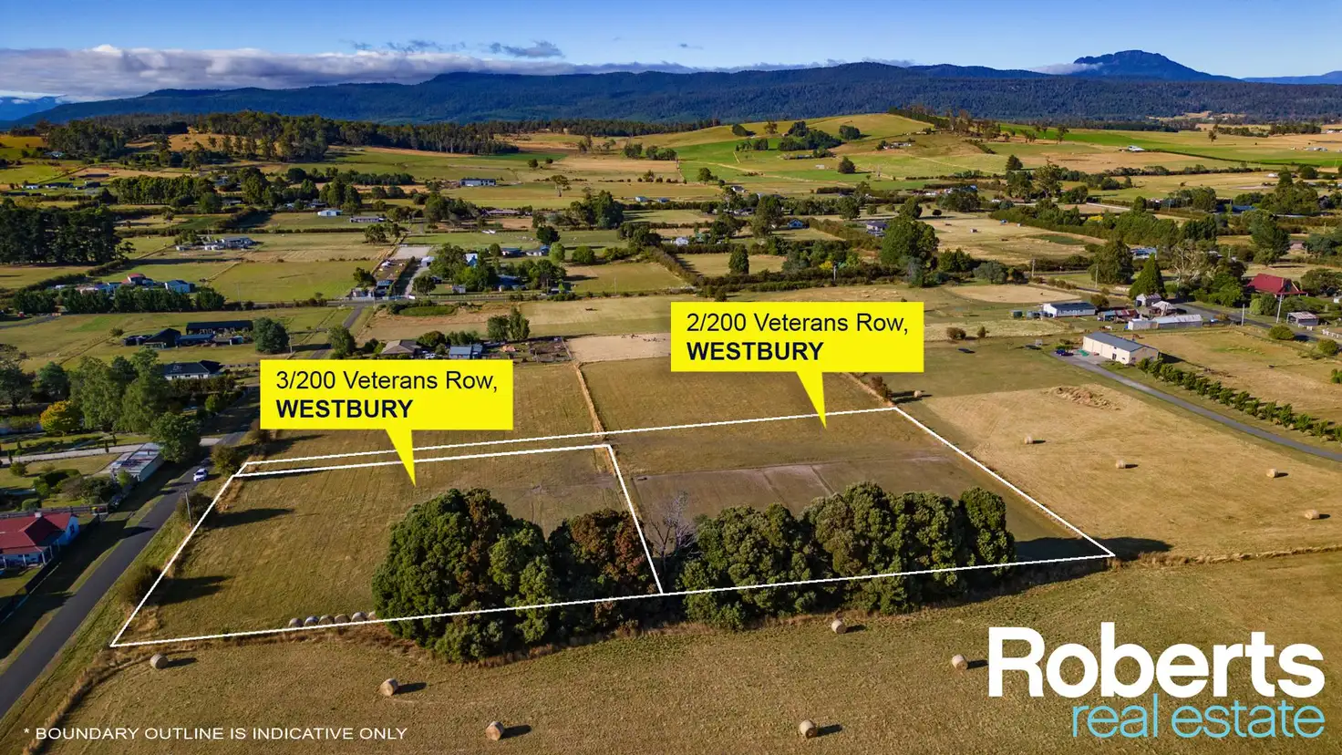 Main view of Homely land listing, Lot 2/200 Veterans Row, Westbury TAS 7303