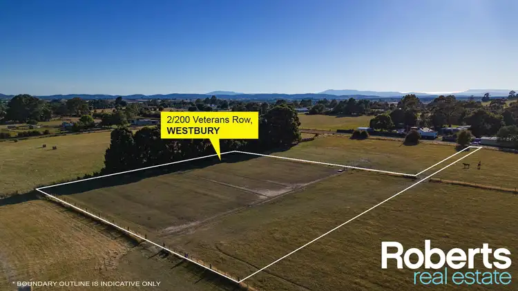 Fourth view of Homely land listing, Lot 2/200 Veterans Row, Westbury TAS 7303