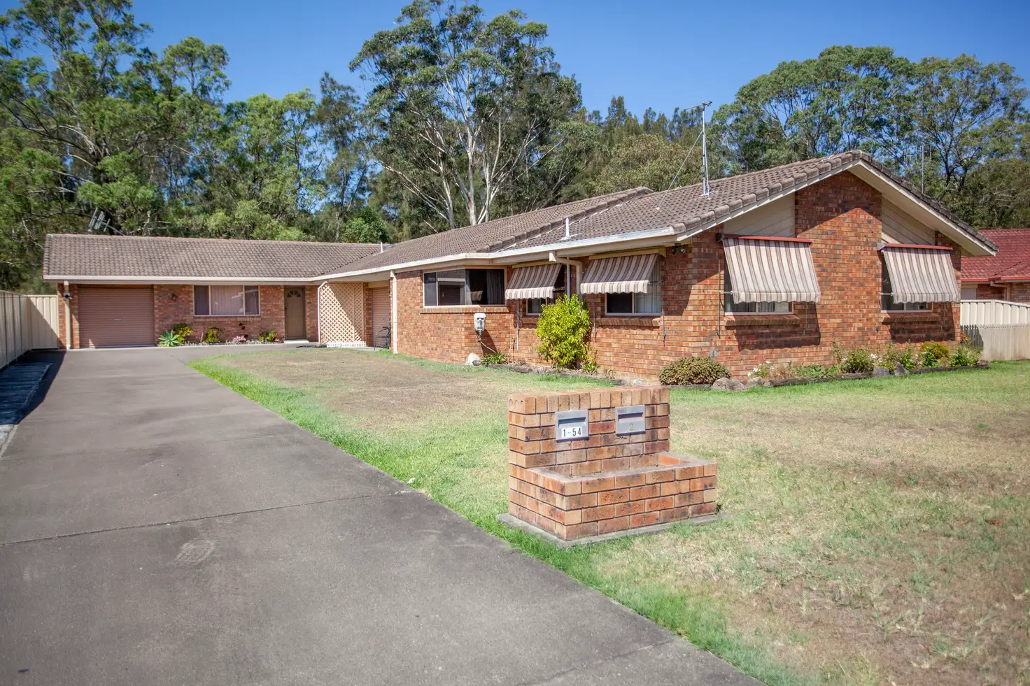 Main view of Homely semi-detached listing, 1/54 Kurrajong Crescent, Taree NSW 2430