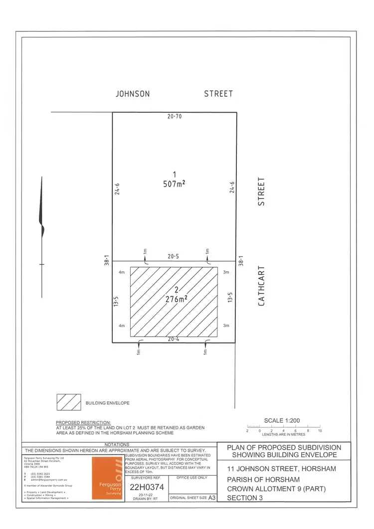 Third view of Homely land listing, LOT 2, 11 Johnson Street, Horsham VIC 3400