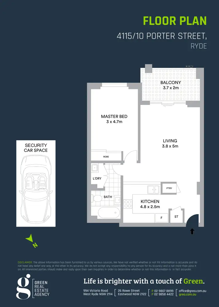 Seventh view of Homely apartment listing, 4115/10 Porter Street, Ryde NSW 2112