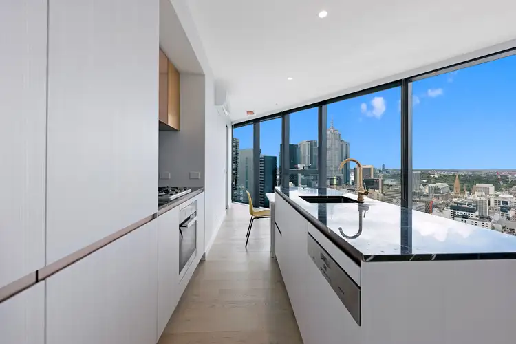 Second view of Homely apartment listing, 3215/228 La Trobe St, Melbourne VIC 3000
