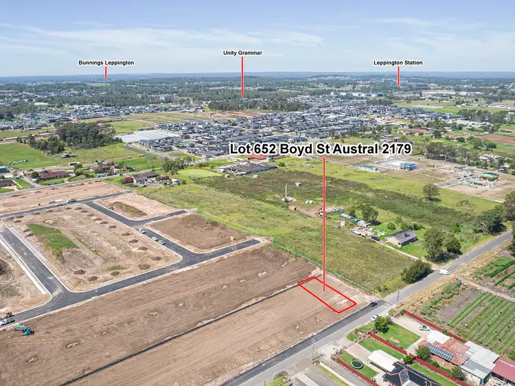 Main view of Homely land listing, LOT Lot 652, 21-25 Boyd St, Austral NSW 2179