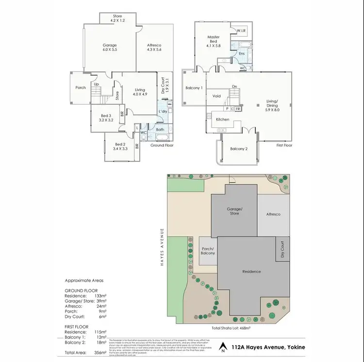 Second view of Homely townhouse listing, 112a Hayes Avenue, Yokine WA 6060