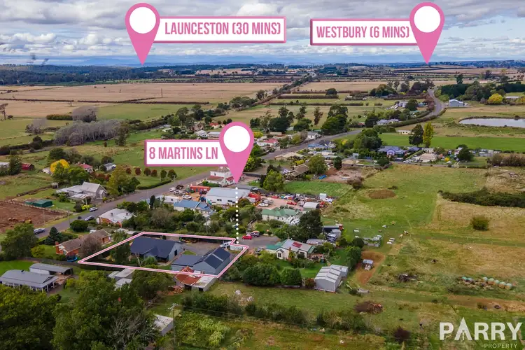 Second view of Homely house listing, 8 Martins Lane, Exton TAS 7303