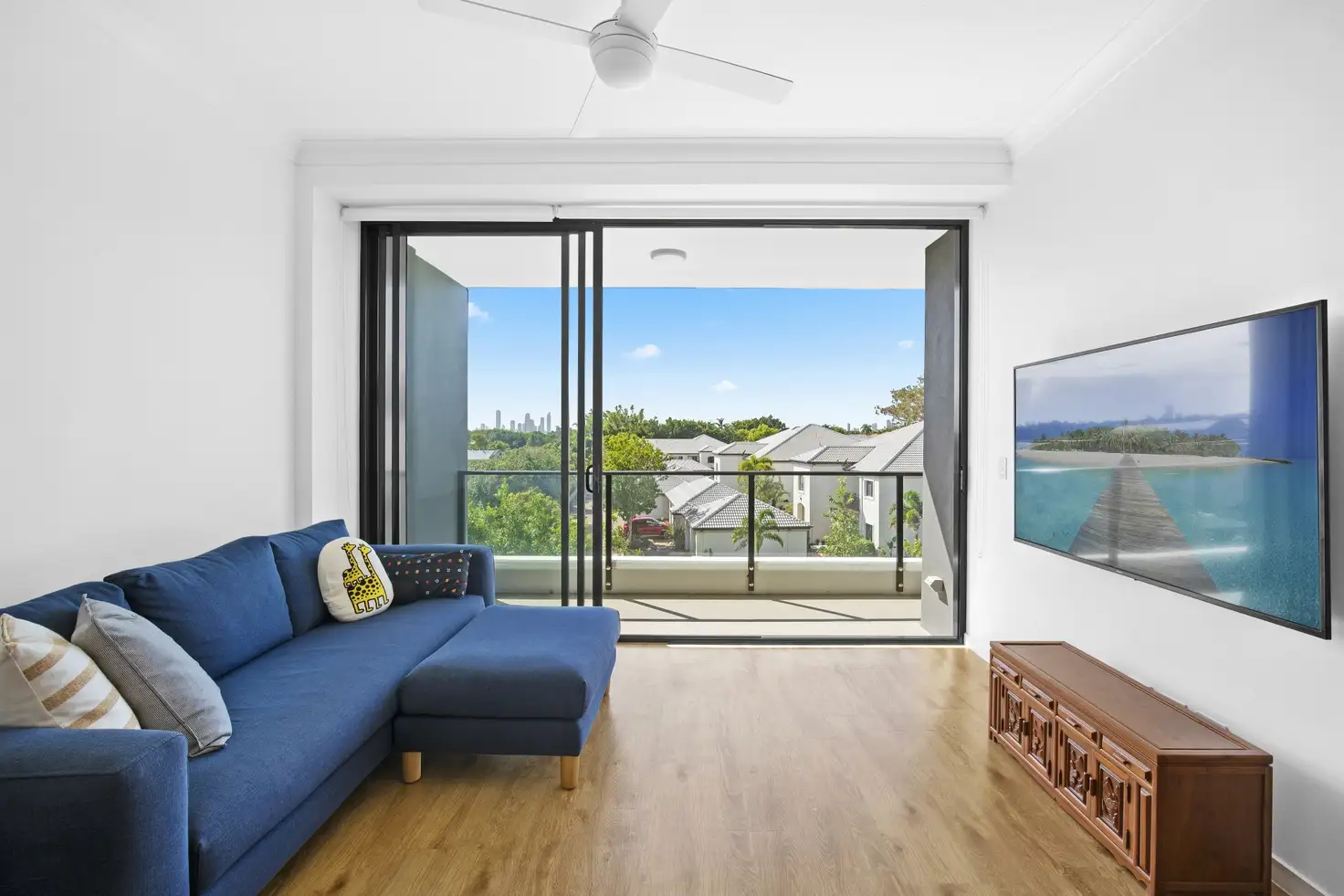 Main view of Homely apartment listing, 203/112 Palm Meadows Drive, Carrara QLD 4211