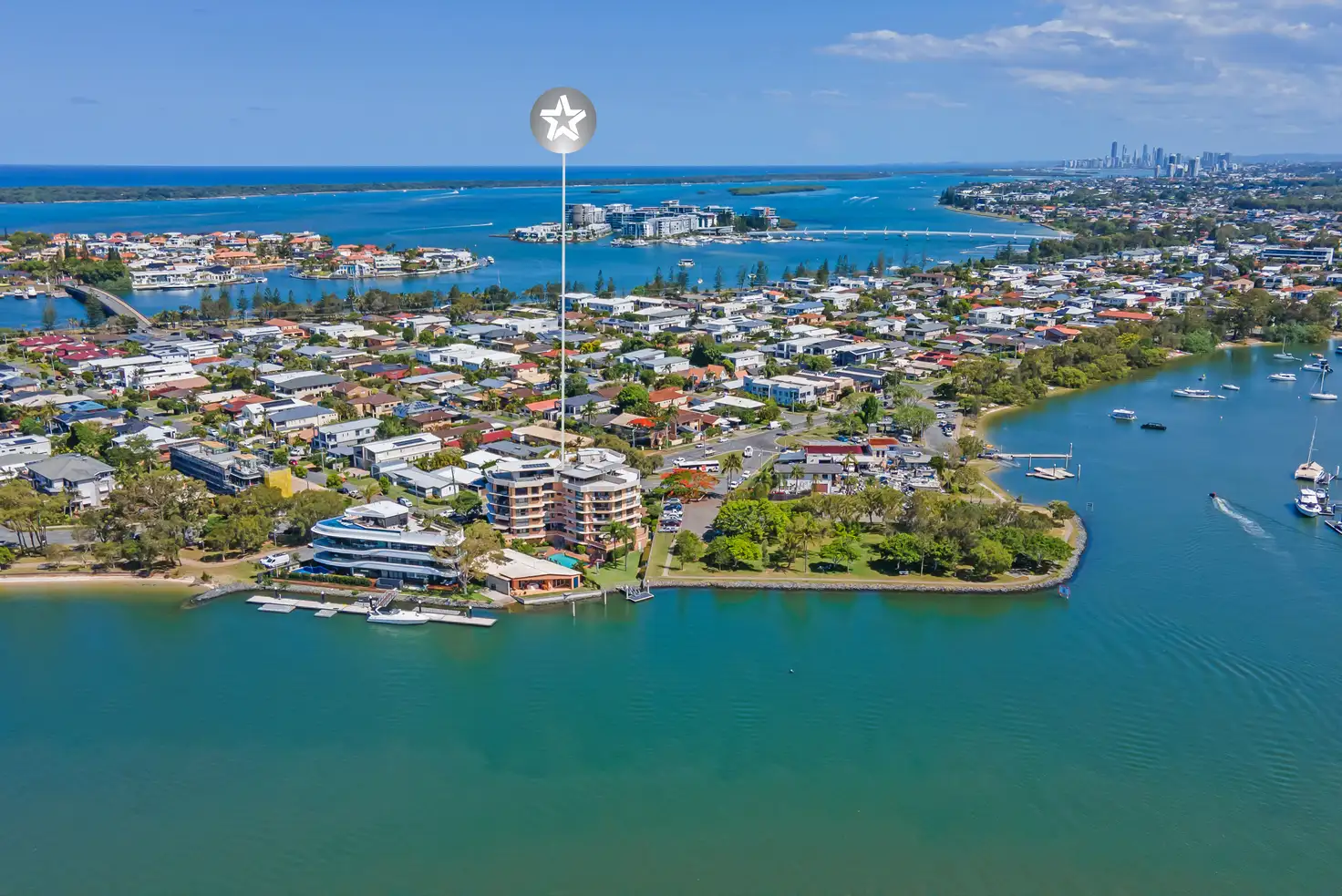 Main view of Homely apartment listing, 12/8 Paradise Parade, Paradise Point QLD 4216