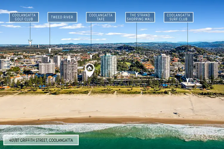 Main view of Homely unit listing, 401/87 Griffith Street, Coolangatta QLD 4225