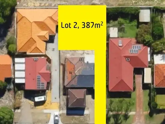 Second view of Homely land listing, Lot 2, 51 Lincoln Road, Morley WA 6062