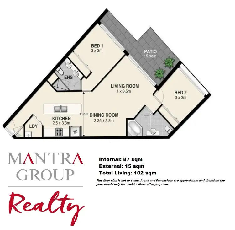 Fifth view of Homely apartment listing, 42 Mantra on the Quay 30 Macrossan Street, Brisbane City QLD 4000