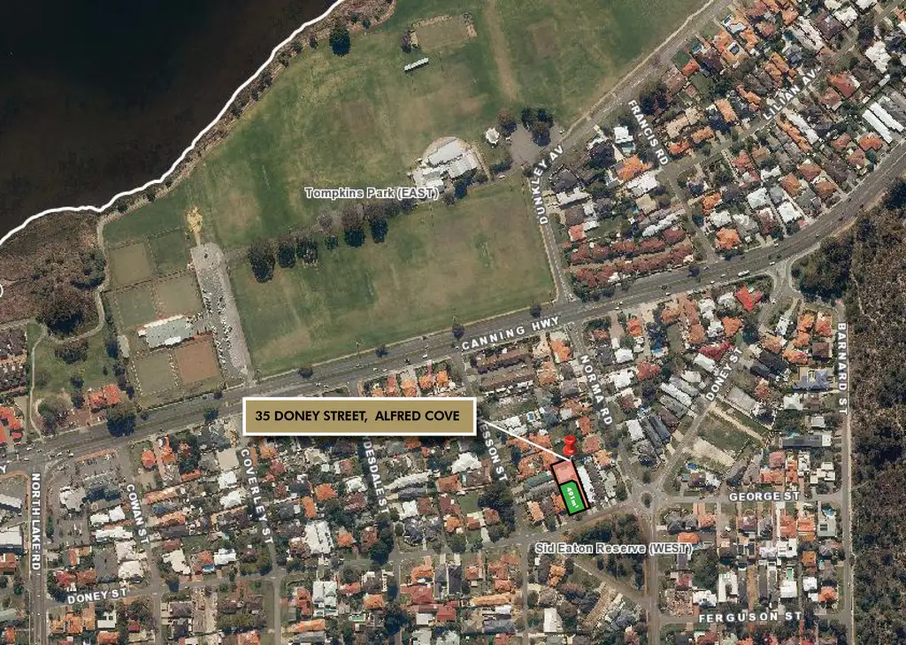 Main view of Homely house listing, 35 Doney St, Alfred Cove WA 6154