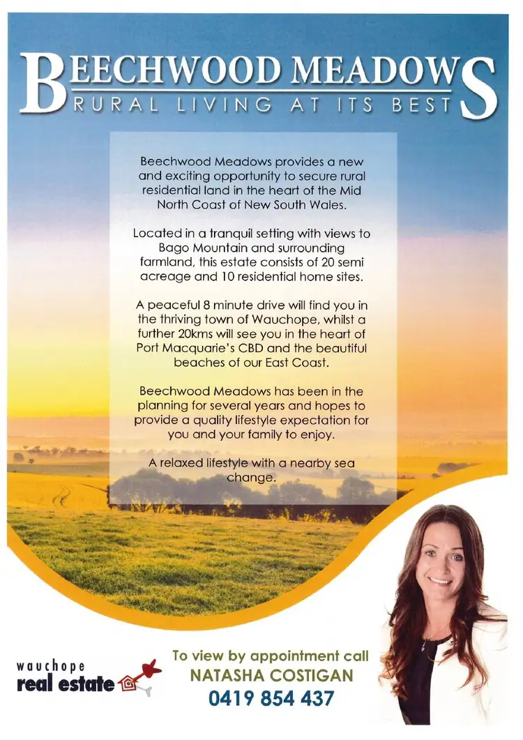 Sixth view of Homely land listing, Lot 24 Beechwood Meadows, Beechwood NSW 2446