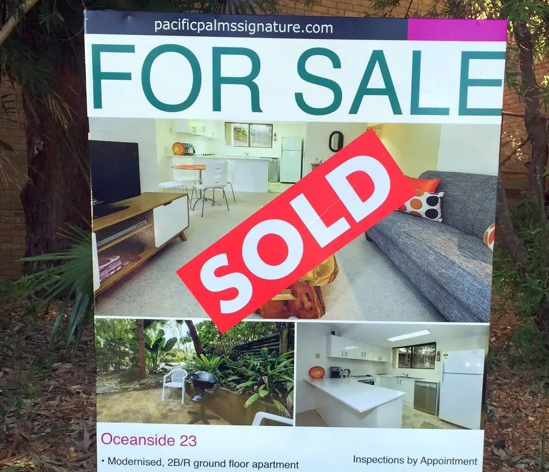 Main view of Homely unit listing, 23/90-110 Boomerang Drive, Boomerang Beach NSW 2428