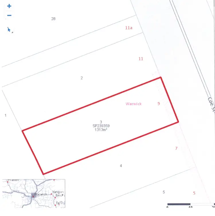 Main view of Homely land listing, Lot 3 Coe Street, Warwick QLD 4370