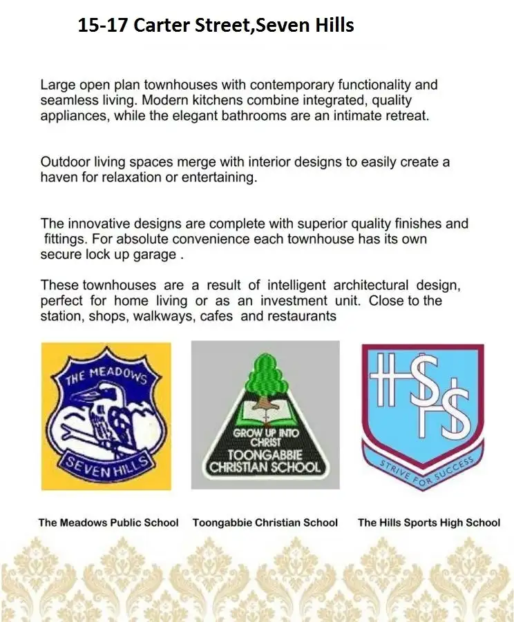 Fourth view of Homely townhouse listing, 9/15-17 Carter Streeet, Seven Hills NSW 2147