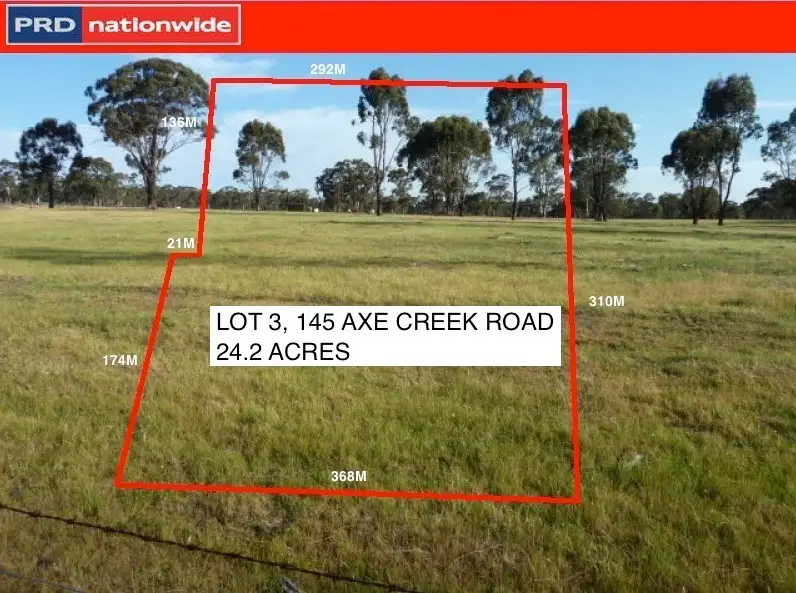 Main view of Homely land listing, Lot 3, 145 Corner of Axe Creek Road and Whitney Road, Axe Creek VIC 3551