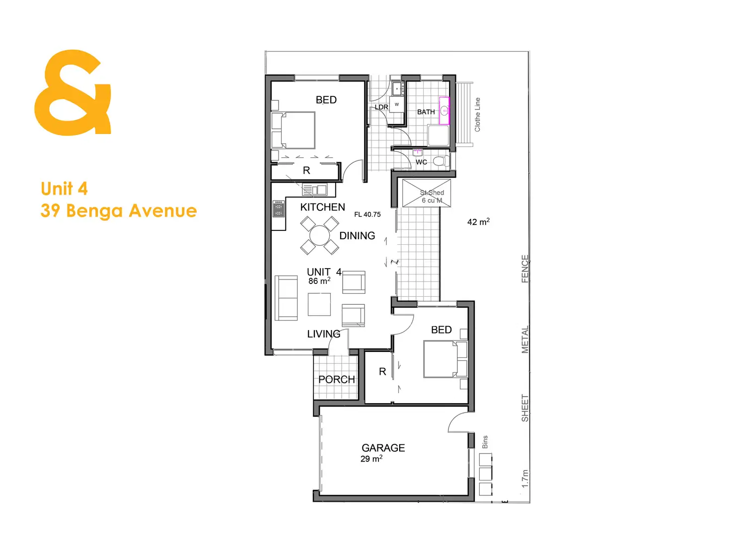 Main view of Homely unit listing, 4/39 Benga Avenue, Dandenong VIC 3175