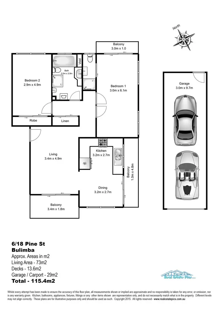 Second view of Homely unit listing, 6/18 Pine Street, Bulimba QLD 4171