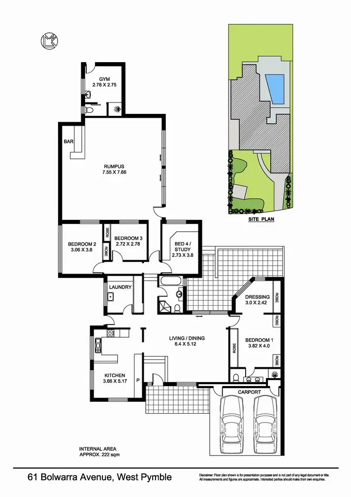 Seventh view of Homely house listing, 61 Bolwarra Ave, West Pymble NSW 2073