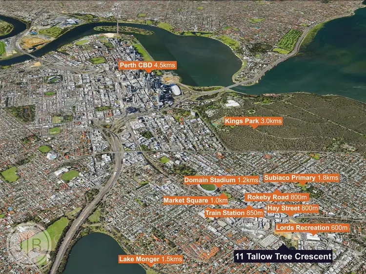 Second view of Homely house listing, 11 Tallow Tree Crescent, Subiaco WA 6008