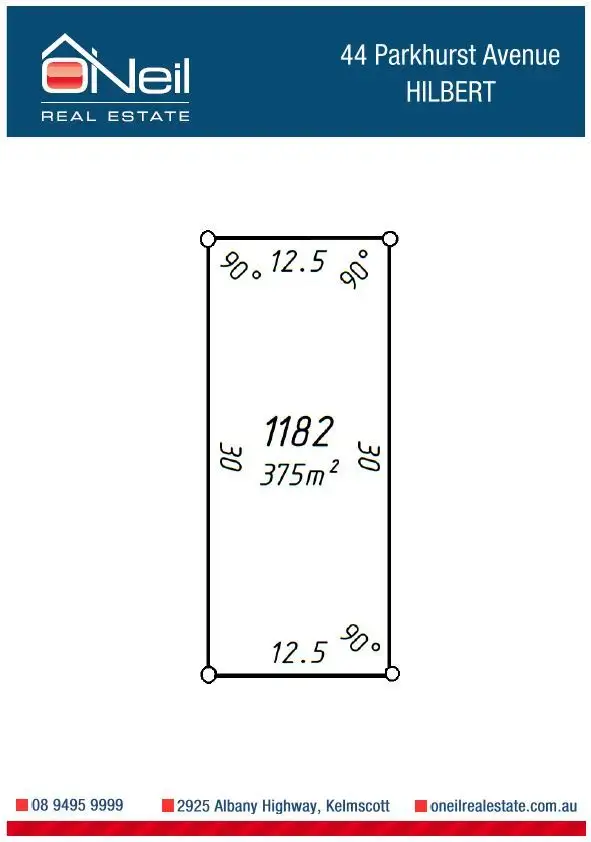 Main view of Homely land listing, 44 Parkhurst Avenue, Hilbert WA 6112