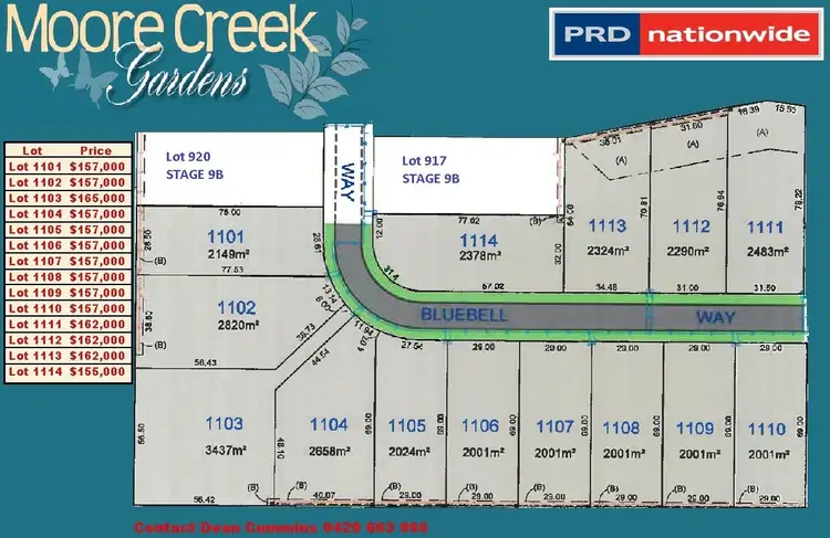 Main view of Homely land listing, Lot 1103 Moore Creek Gardens, Tamworth NSW 2340