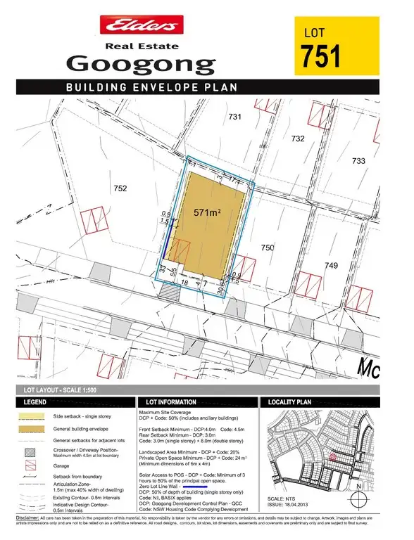 Third view of Homely land listing, 5 McTavish Street, Googong NSW 2620