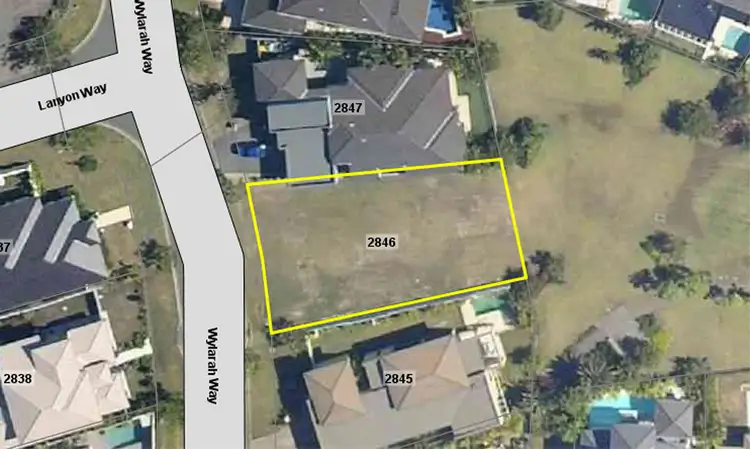 Fifth view of Homely land listing, 2846 Wylarah Way, Hope Island QLD 4212