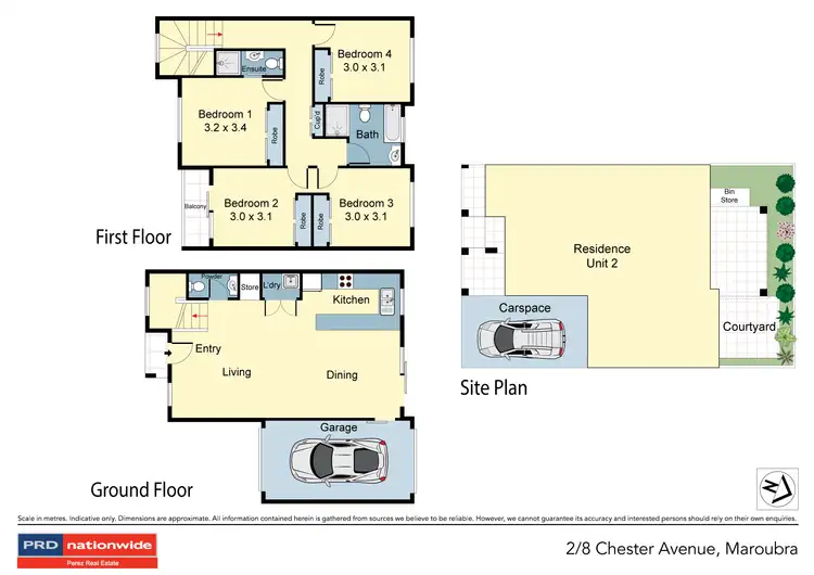 Second view of Homely townhouse listing, 2/8 Chester Avenue, Maroubra NSW 2035