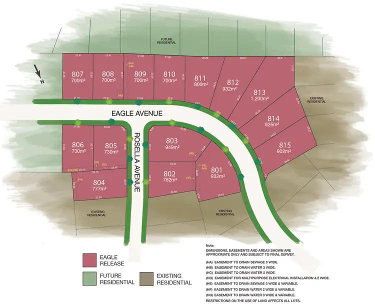 Fourth view of Homely land listing, Lot 808 Eagle Avenue, Tamworth NSW 2340