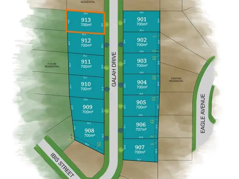 Main view of Homely land listing, Lot 913 Galah Drive, Tamworth NSW 2340