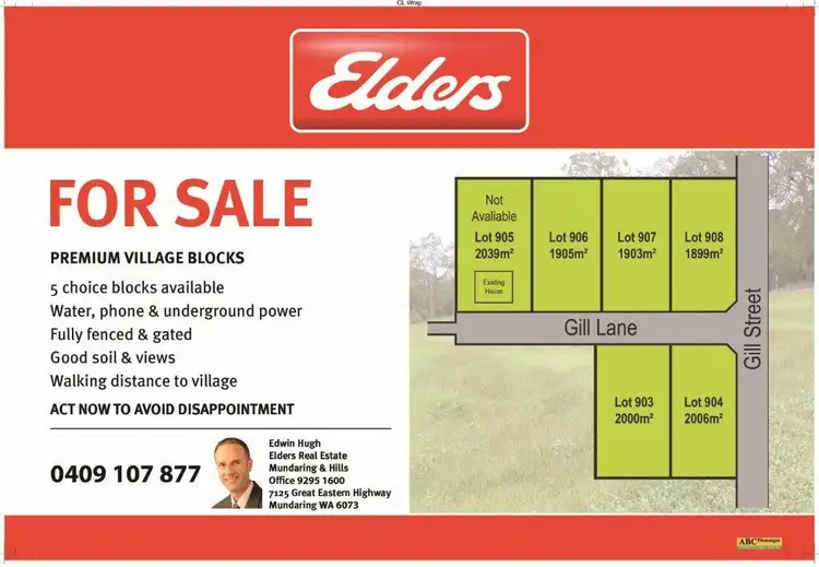 Lot 904 Gill Lane, Mundaring WA 6073