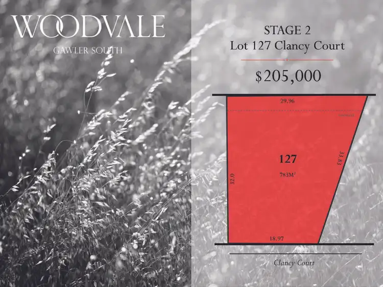 Main view of Homely land listing, Lot 127 Clancy Court, Gawler South SA 5118