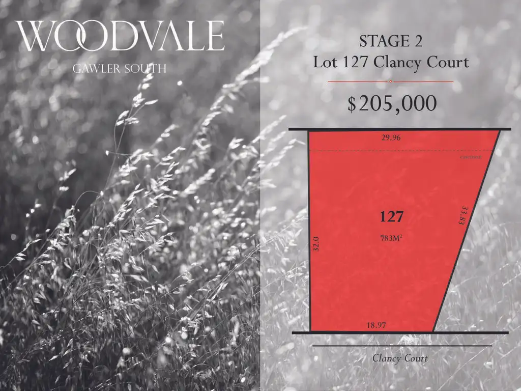 Main view of Homely land listing, Lot 127 Clancy Court, Gawler South SA 5118