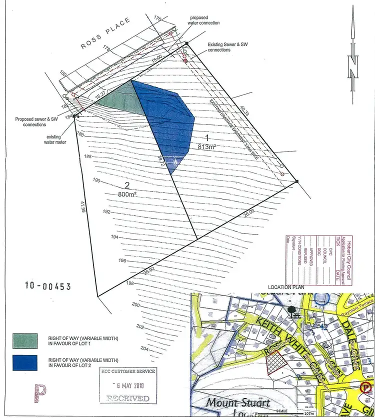 Second view of Homely land listing, Lot 1, 1 Ross Place, Mount Stuart TAS 7000