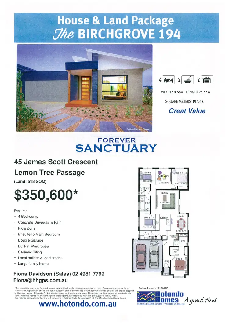 Third view of Homely land listing, 45 James Scott Crescent, Lemon Tree Passage NSW 2319