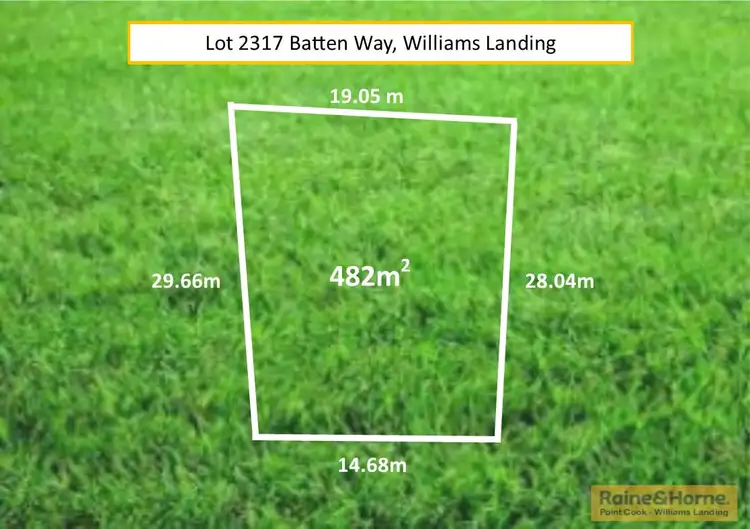 Main view of Homely land listing, Lot 2317 Batten Way, Williams Landing VIC 3027