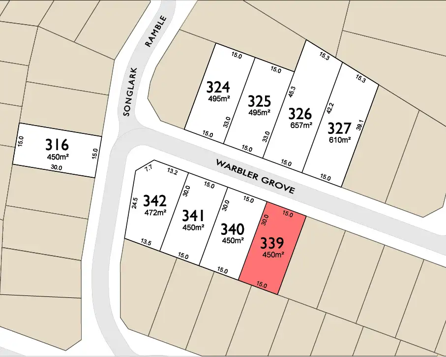 Main view of Homely land listing, Lot 339 Gallinago Loop, Coodanup WA 6210