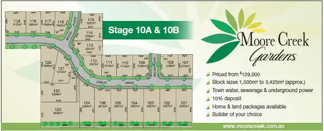 Fifth view of Homely land listing, Lot 124 Jubata Drive, Moore Creek Gardens, Tamworth NSW 2340