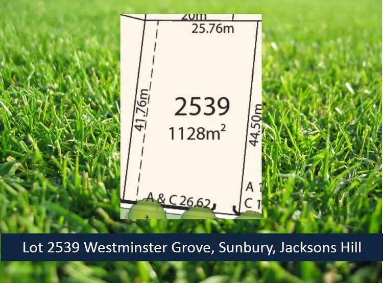 Lot 2539 Westminster Grove, Sunbury VIC 3429