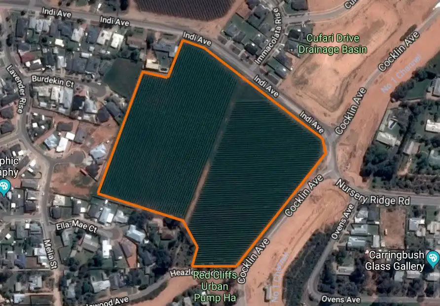 Main view of Homely land listing, Block 229 Indi Avenue, Red Cliffs VIC 3496