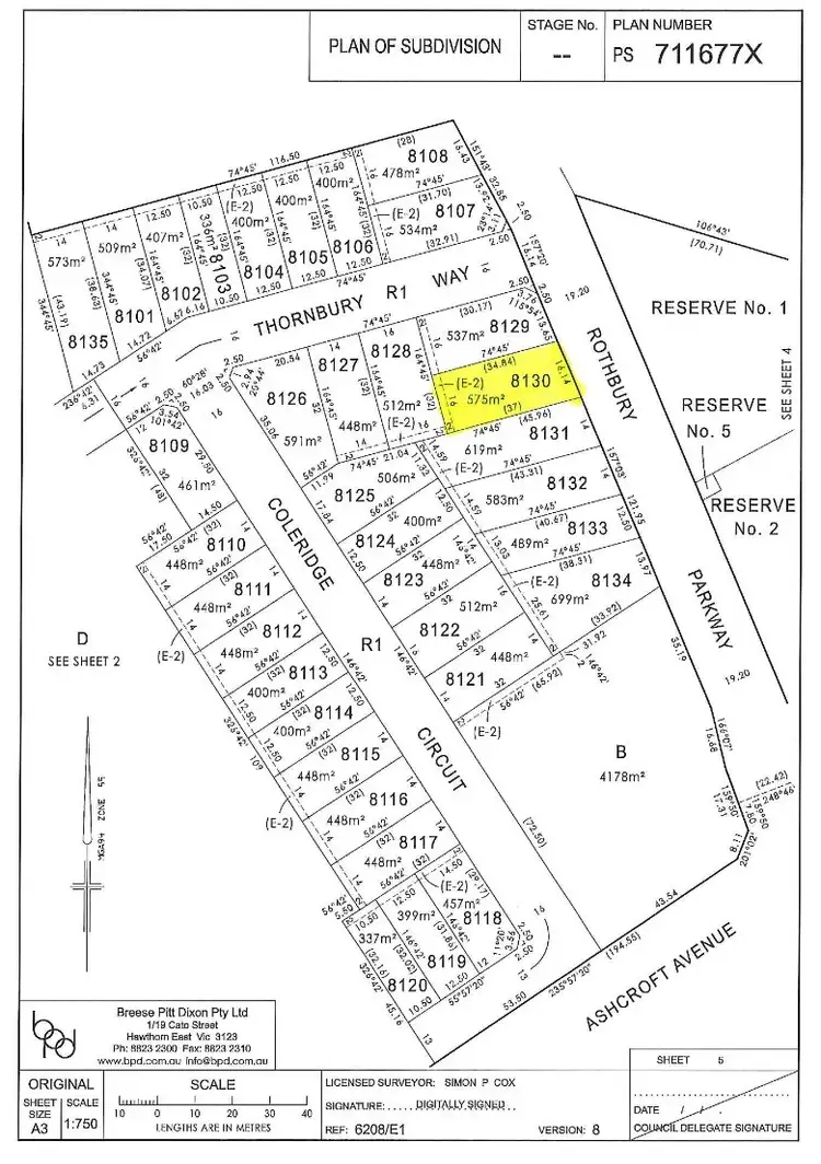 Lot 8130 Rothbury Park Way, Williams Landing VIC 3027