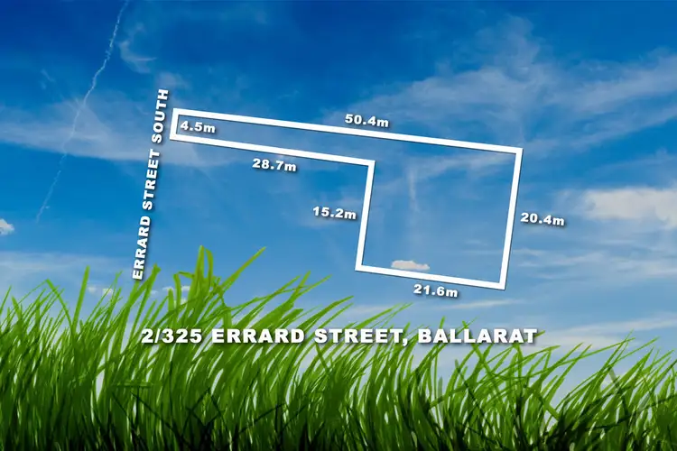 Main view of Homely land listing, Lot 2/325 Errard Street South, Ballarat Central VIC 3350