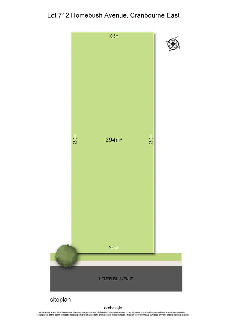 Main view of Homely land listing, Lot 712 Homebush Avenue, Cranbourne East VIC 3977