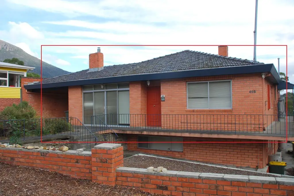 Main view of Homely apartment listing, 1/495 Huon Road, South Hobart TAS 7004