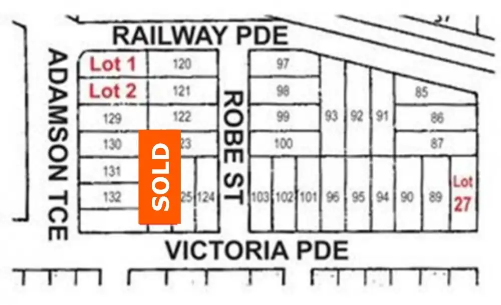 Main view of Homely land listing, Lots 1 & 2 Adamson Terrace & Lot 27 Victoria Parade, Bordertown SA 5268